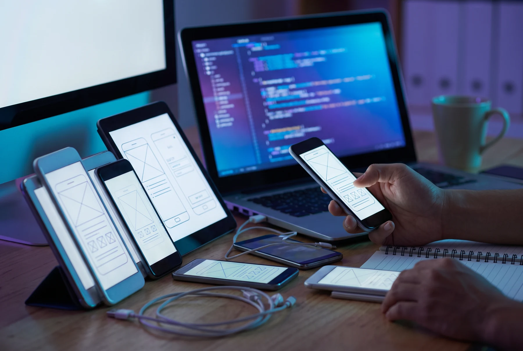 Mobile development workspace